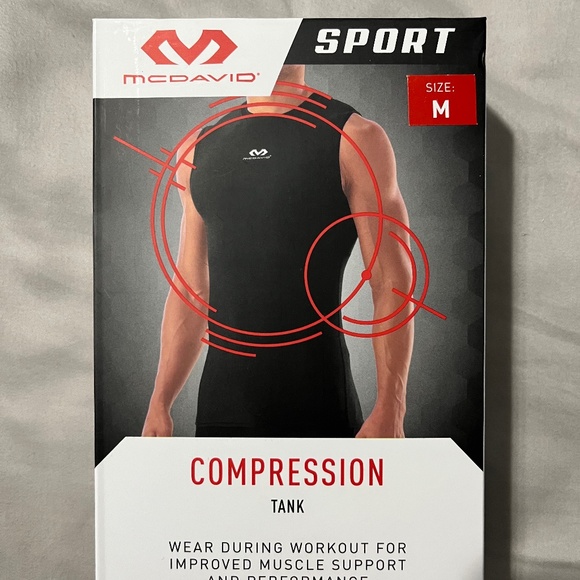 MCDAVID Black Sport Compression Tank - Picture 1 of 5